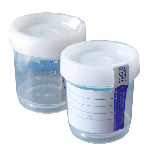 02038 CUP URINE, STERILE LABELLED, 90ML X 53MM