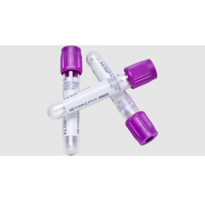 BT3844 BLOOD COLLECTION TUBE VAC K2EDTA HEMO PLAS LAVENDER 4ML