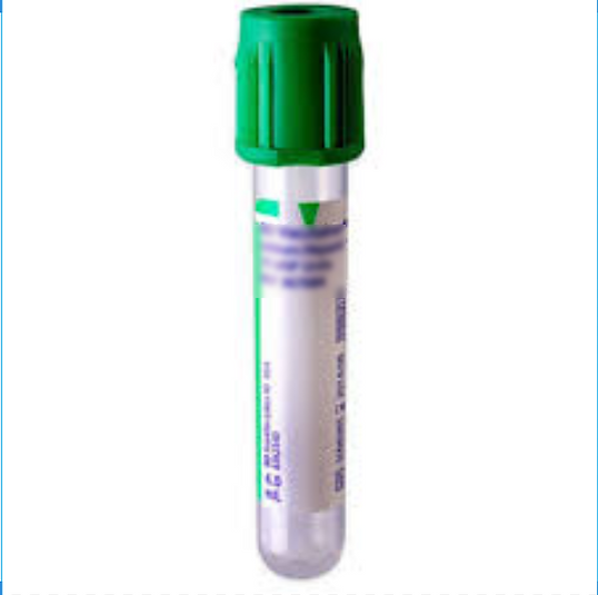 BT6871 GREEN STRIP BLOOD COLLECTION SODIUM HEPARIN N75 USP 13x75MM