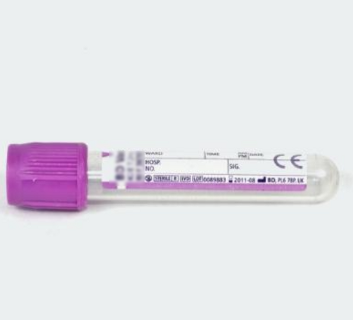 BT8861 LAVENDER K2 EDTA 7.2MG 4ML