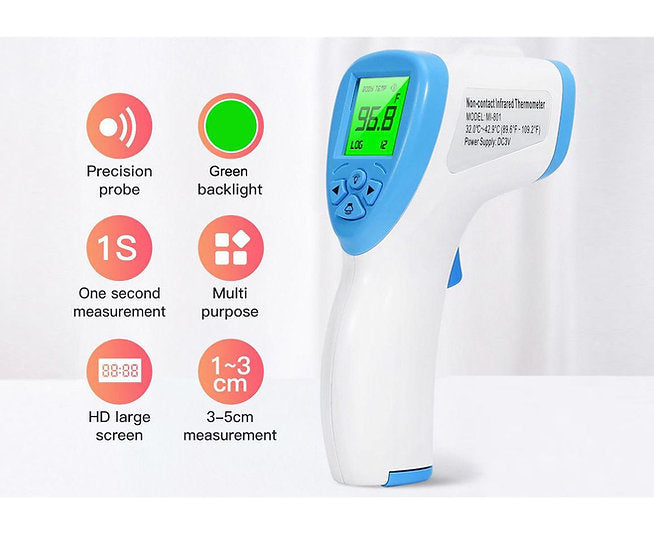 Infrared Thermometer, Laser No Contact Forehead