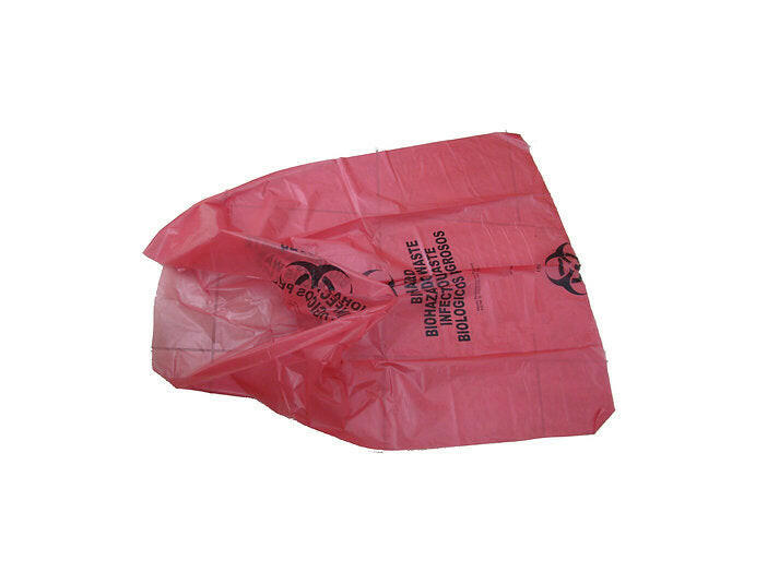 02920 BAG BIOHAZARD WASTE/ 20-30 GALLON/ 24'' RED TRASH LINER/